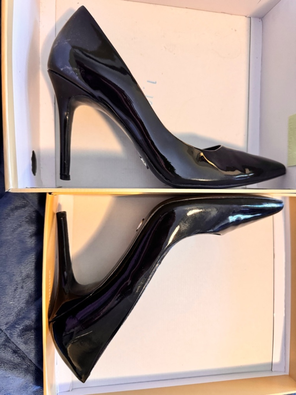Michael Kors Claire Black Patent High Heel Pumps - Picture 6 of 7